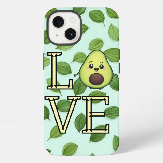 Love Avocado iPhone Hülle (Rückseite)