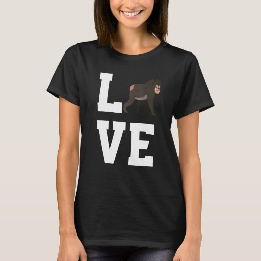 Love Baboon Apparel Monkey  Ape T-Shirt (Vorderseite)