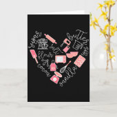 Love Baking Tools For Bakers Gift Women Cute Nk Karte (Gelbe Blume)