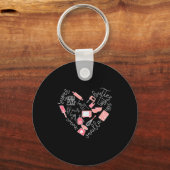 Love Baking Tools For Bakers Gift Women Cute Nk Schlüsselanhänger (Vorderseite)