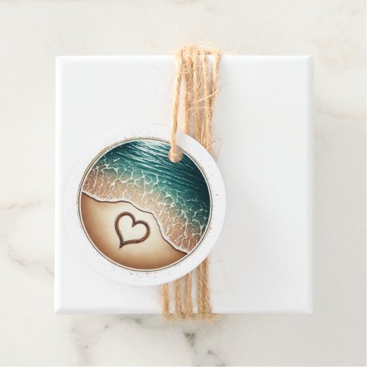 Love Beach Geschenkanhänger (Beispiel)