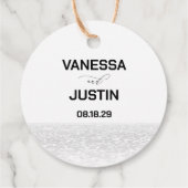 Love Beach Geschenkanhänger (Rückseite)