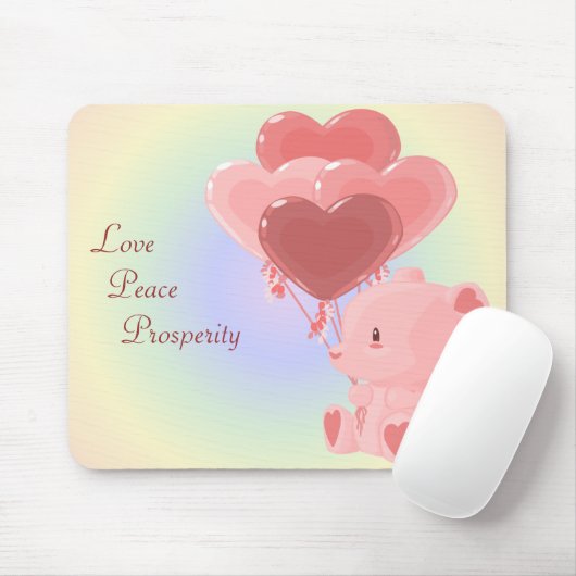 Love Bear Mousepad (Mit Mouse)