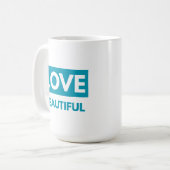 Love beautiful kaffeetasse (Vorderseite Links)