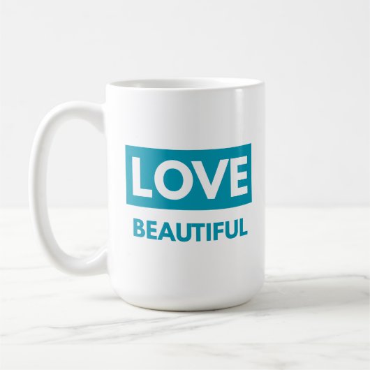 Love beautiful kaffeetasse (Links)
