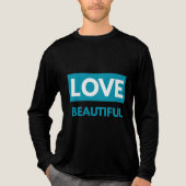 Love beautiful Tri-Blend shirt (Vorderseite)