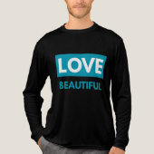 Love beautiful Tri-Blend shirt (Vorderseite)