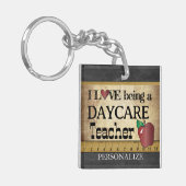 Love Being a Daycare Teacher 2 Schlüsselanhänger (Vorderseite links)
