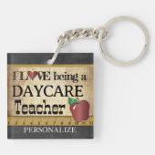 Love Being a Daycare Teacher 2 Schlüsselanhänger (Rückseite)