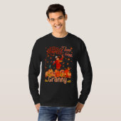 Love Being Granny Thanksgiving Autumn Scarecrow Pu T-Shirt (Vorne ganz)