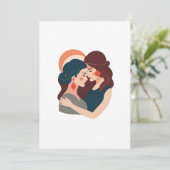 love between women einladung (Stehend Vorderseite)