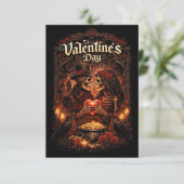 Love Beyond the Grave Dankeskarte (Stehend Vorderseite)