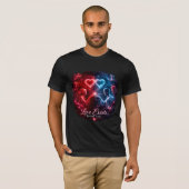 Love Beyond Time – Futuristic Valentine’s Day T-Shirt (Vorne ganz)