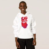 Love.Big heart/Corazon Grande love by Masanser pix Hoodie (Vorne ganz)