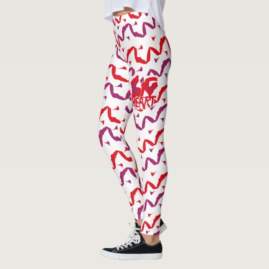 Love.Big heart/Corazon Grande love by Masanser pix Leggings (Links)
