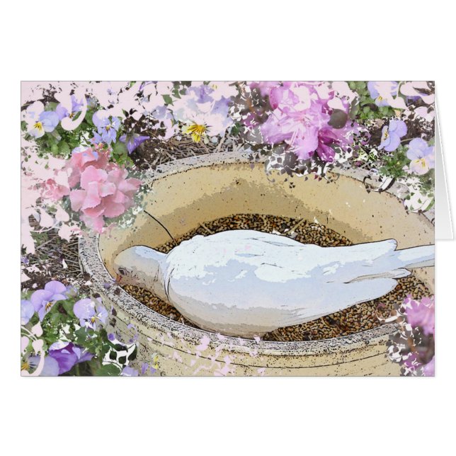 Love Bird Card (Vorderseite (Horizontal))