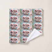 Love Bird Handtuch Badhandtuch Set (Waschlappen)