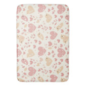 Love Bird & Herz Badematte (Vorderseite Vertikal)