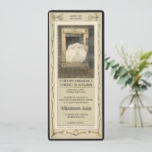 Love Bird - Hochzeit der weißen Tauben Einladung (Stehend Vorderseite)