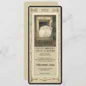 Love Bird - Hochzeit der weißen Tauben Einladung (Vorne/Hinten)