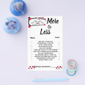 Love Bird Mehr oder weniger Paare Duschkarte Flyer (Einzeln)