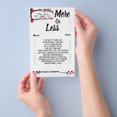 Love Bird Mehr oder weniger Paare Duschkarte Flyer (Handgriff)