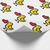 Love Bird mit einem Geschenkpapier (Ecke)