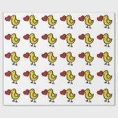 Love Bird mit einem Geschenkpapier (Flach)