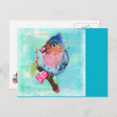 "Love Bird" Postcard ©Sheena Pike Postkarte (Vorne/Hinten)