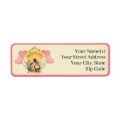 Love Bird Return Address Label (Vorne)