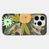 Love Bird und Flora iPhone Case-Mate iPhone Hülle (Rückseite (Horizontal))