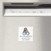 Love Bird Watching Hawk Binoculars Fun Zitat Magne Magnet (In Situ (Geschirrspüler))