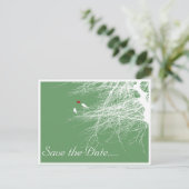 Love Birds 2, Save the Date Postkarte (Stehend Vorderseite)
