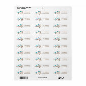 Love Birds Address Labels (Vorne)