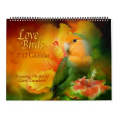 Love Birds Art Calendar 2012 Kalender (Titelbild)