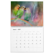 Love Birds Art Calendar Kalender (Mär 2027)