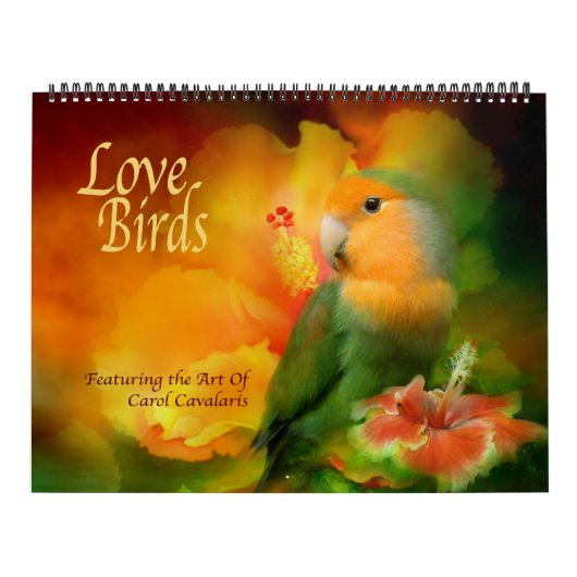 Love Birds Art Calendar Kalender (Titelbild)
