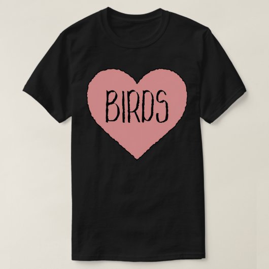 Love Birds Birds Vods Valentine T-Shirt (Design vorne)