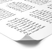 Love Birds Blue Poster (Ecke)