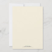 Love Birds Branch Wedding Invitation (Marine) Einladung (Rückseite)