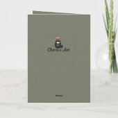 Love Birds Brownstone Apartment Windows Valentine (Rückseite)