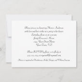 Love Birds Cherry Blossoms Brautparty laden Einladung (Rückseite)