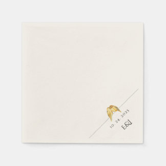 Love Birds' Cocktail Hour Serviette