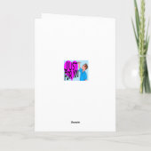 Love Birds Cuddling Card Karte (Rückseite)