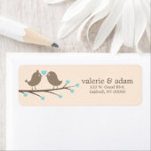 Love Birds Custom Address Labels (Insitu)