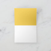 Love Birds Custom Dankeschön Karte (Zitrone) (Innenseite)