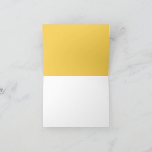 Love Birds Custom Dankeschön Karte (Zitrone) (Innenseite)