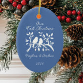Love Birds First Christmas Ornament
