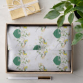 Love Birds Floral Kariert Seidenpapier (Geschenk)