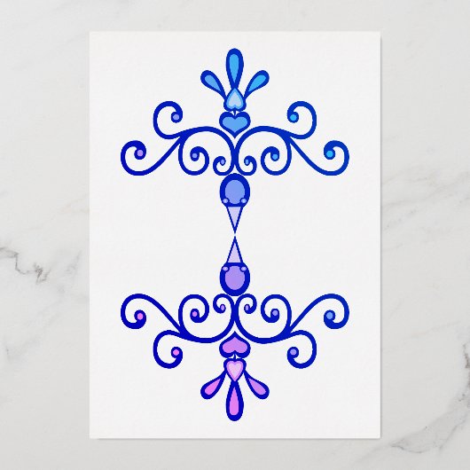 Love birds Foil Invasion Folieneinladung (Vorderseite)